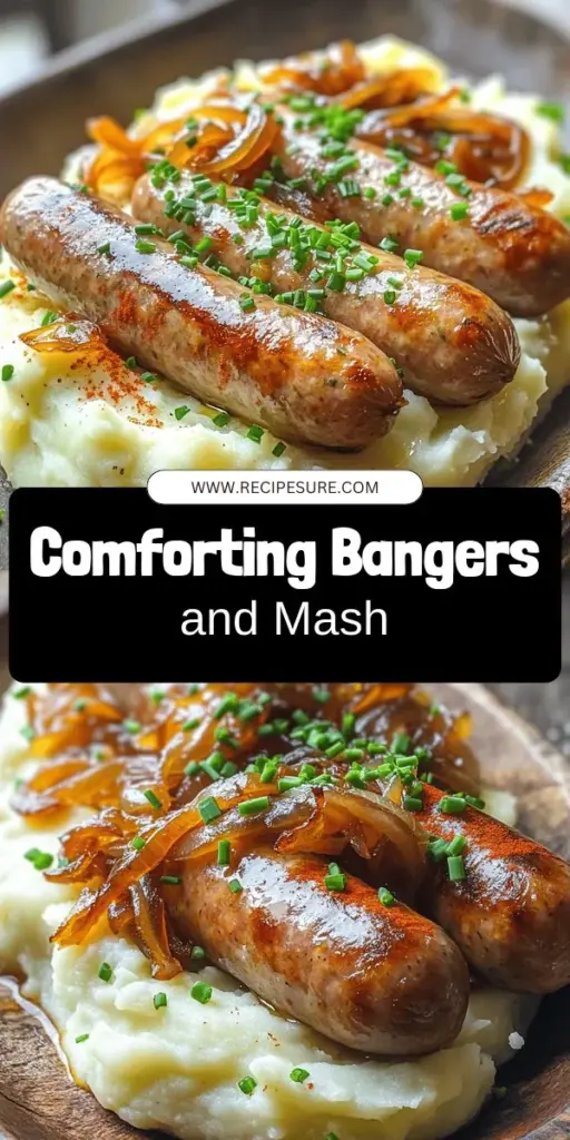 Bring a taste of comfort to your dinner table with this easy Bangers and Mash recipe! Using basic ingredients, you'll turn sausages and creamy mashed potatoes into a hearty meal that everyone will love. Discover simple steps for cooking, flavor variations, and tips for perfecting the mash texture. Don't miss out on this delightful comfort food classic - click to explore the full recipe and start cooking today! Enjoy every satisfying bite!