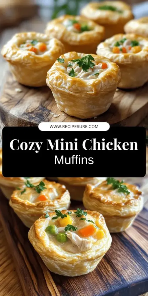 Craving a comforting meal? Discover how to make Mini Chicken Pot Pie Muffins that your family will love! These delicious bites feature tender chicken and mixed veggies encased in flaky crescent dough, perfect for weeknight dinners or tasty snacks. Follow this simple recipe to impress everyone at the table. Ready to dive into cooking? Click through to explore the full recipe and make your kitchen the heart of your home!
