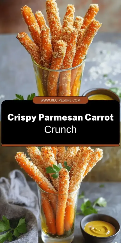 Looking for a deliciously healthy snack? Try my Crispy Parmesan Carrot Sticks! These easy-to-make treats offer a satisfying crunch and cheesy flavor that will keep your cravings at bay. Discover the step-by-step instructions, tips for achieving the perfect crispiness, and fun variations to customize your carrot sticks. Don’t miss out on this guilt-free delight; click through to explore the full recipe and start snacking smart today!