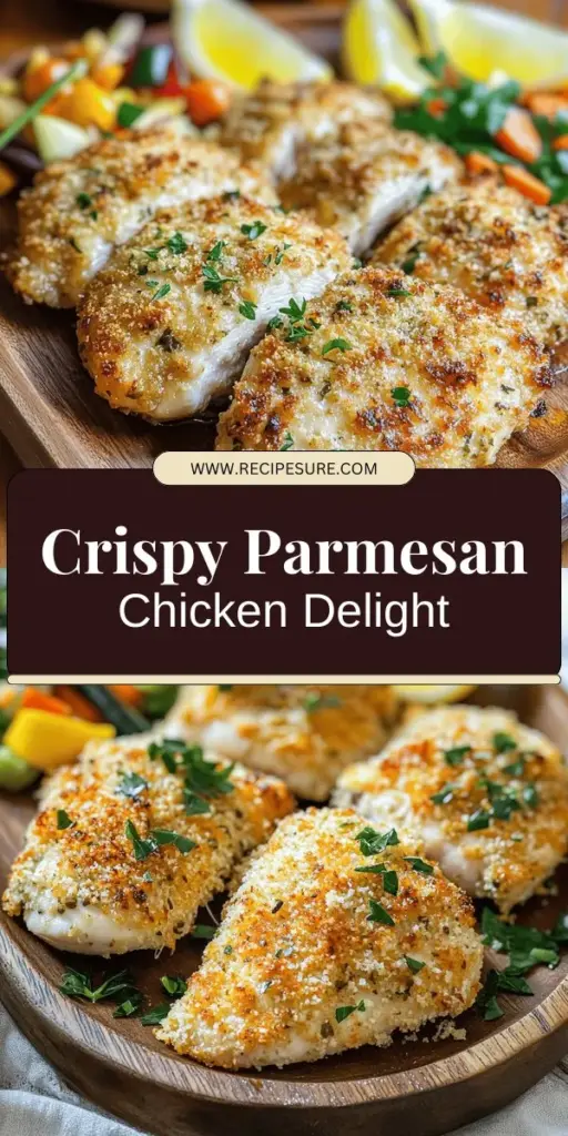 Indulge in a simple and tasty meal with this easy Parmesan crusted chicken recipe! Using just a few ingredients, you can create a crispy, flavorful dish that's perfect for busy nights or family dinners. Follow the step-by-step guide to achieve golden perfection every time. Discover tips for making it extra crispy and ideas for delicious side pairings. Click through to explore the full recipe and elevate your dinner game!