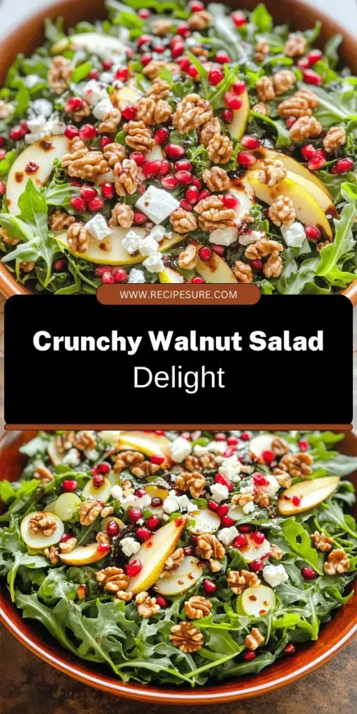 If you're craving a fresh and delicious dish, this is the best walnut salad recipe you must try! Enjoy the crunchy walnuts, colorful veggies, and a tangy dressing that brings everything together. Perfect for lunch or as a vibrant side for dinner, it's easy to whip up and packed with flavor. Click through to uncover the full recipe and impress your friends and family with this delightful salad that’s sure to elevate any meal!