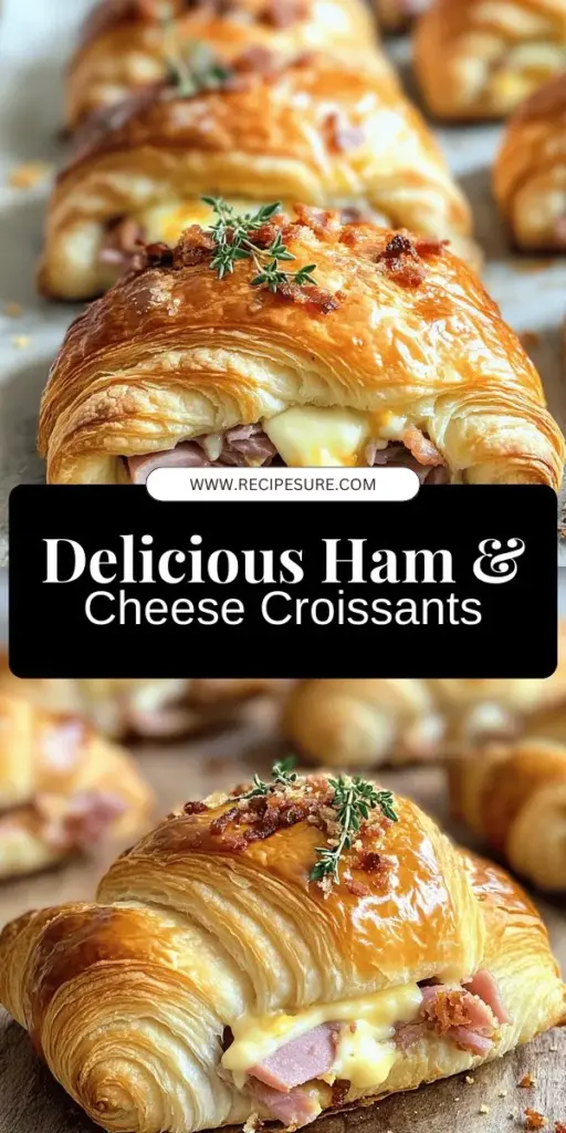 Satisfy your cravings with these Baked Ham and Cheese Croissants, the perfect snack for any occasion! Easy to prepare, these delicious croissants feature layers of savory ham, melted cheese, and a hint of Dijon mustard. Discover simple substitutions, cooking tips, and creative variations to make this recipe your own. Click through to explore the full recipe and impress your friends and family with this tasty treat!