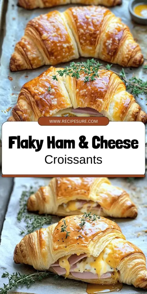 Indulge in the deliciousness of Baked Ham and Cheese Croissants, a quick and satisfying treat perfect for any time! This simple recipe transforms fresh croissants into flaky delights, generously filled with savory ham and melted cheese. With easy-to-follow steps, you'll impress family and friends in no time. Click through to discover the full recipe and tips to make this mouthwatering dish a staple in your kitchen!