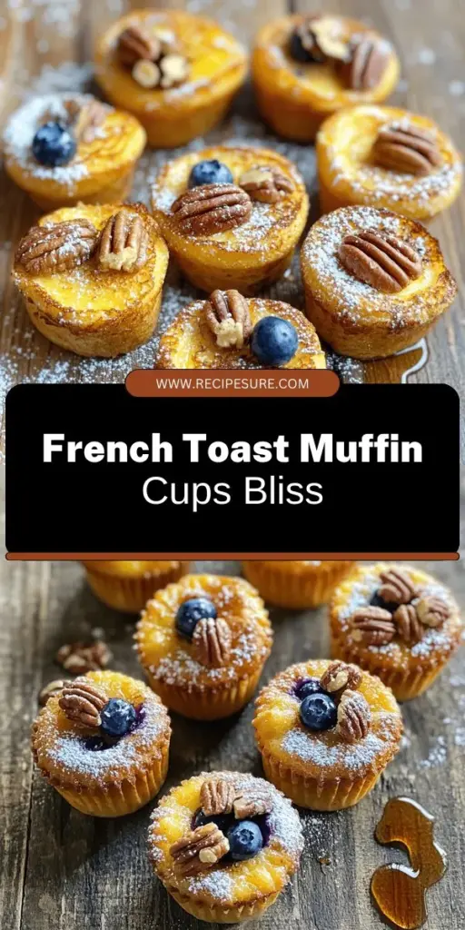 Start your mornings off right with my Best French Toast Muffin Cups recipe! This deliciously easy breakfast combines fluffy brioche, warm spices, and your favorite fruits for a treat everyone will love. Follow my simple step-by-step guide to whip up these fun muffin cups that are perfect for brunch or a cozy family breakfast. Click to explore the full recipe and bring a delightful twist to your morning routine!