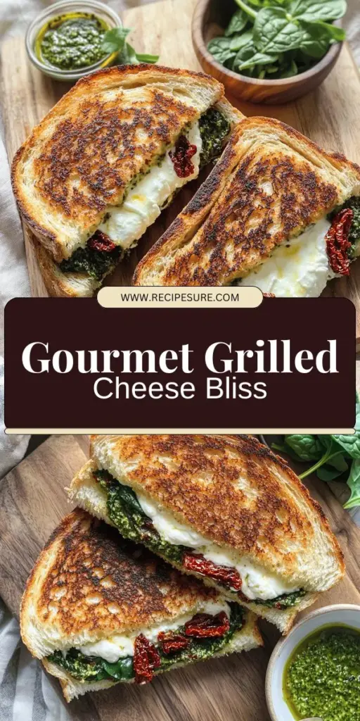 Elevate your lunch with a delicious Sun-Dried Tomato Spinach Ricotta Grilled Cheese! This mouthwatering twist on a classic combines creamy ricotta, savory sun-dried tomatoes, and fresh spinach, all nestled between crunchy sourdough. Discover the best tips, ingredients, and cooking techniques to create the ultimate grilled cheese experience. Click through to explore this flavorful recipe and make your next meal unforgettable!