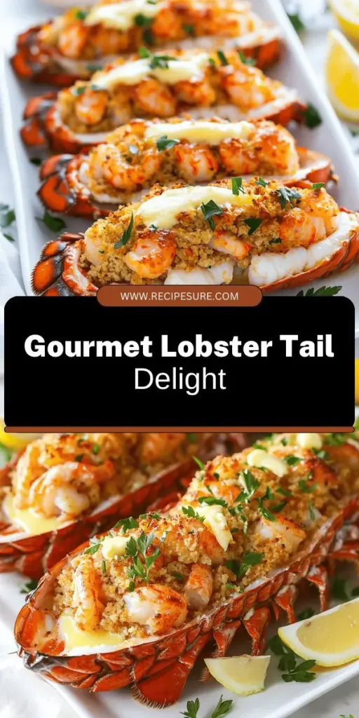 Impress your guests with my Luxurious Baked Stuffed Lobster Tail Recipe, a gourmet dish that shines at any dinner! With a rich filling of shrimp, breadcrumbs, and spices, each bite is a delightful experience. Perfect for seafood lovers or anyone wanting to elevate their cooking skills. Dive into the ingredients, step-by-step instructions, and presentation tips to make your dish shine. Click through to explore this delicious recipe and uncover the secrets to cooking lobster like a pro!