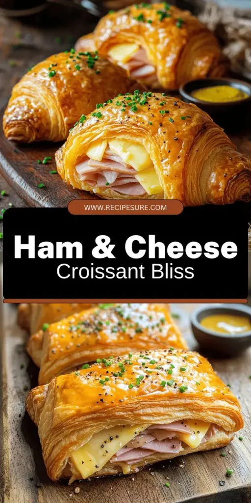 Indulge in the ultimate comfort food with my Irresistible Baked Ham and Cheese Croissants recipe! Perfectly golden and flaky, these croissants are filled with savory ham, creamy Swiss cheese, and a hint of Dijon mustard. Whether for brunch or a cozy snack, they’re quick and simple to make. Click through to explore this delicious recipe and impress your guests or treat yourself to a delightful homemade treat!