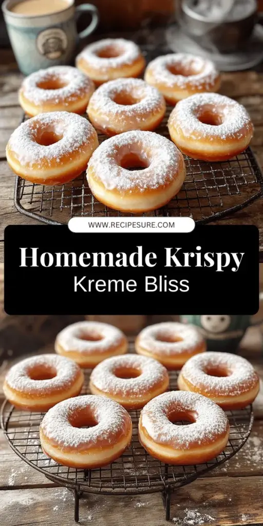 Love the taste of Krispy Kreme Original Glazed Doughnuts? Now you can make them at home with this simple recipe! Discover how to create these iconic doughnuts from scratch, using basic ingredients and easy steps. Perfect for sharing with family or enjoying solo, this guide covers everything from ingredient substitutions to frying and glazing tips. Click through to explore the full recipe and treat yourself to warm, homemade sweetness!