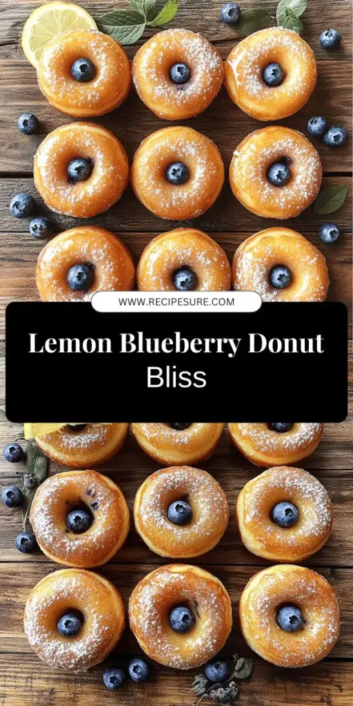 Indulge in the delightful taste of Baked Lemon Blueberry Donuts with this easy recipe! Perfect for breakfast or a sweet snack, these soft and fluffy donuts are bursting with fresh lemon flavor and juicy blueberries. Gather simple ingredients and follow our step-by-step instructions to impress your loved ones. Ready to create a delicious treat that everyone will adore? Click to discover the full recipe and start baking today!