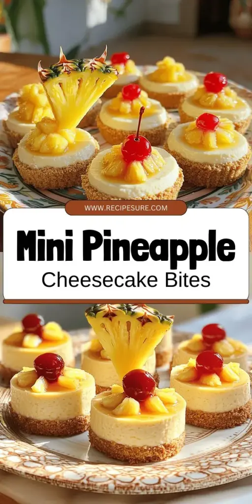 Indulge in the sweet and creamy goodness of Mini Pineapple Upside Down Cheesecakes! This adorable dessert is easy to make and perfect for any occasion. With a crunchy graham cracker crust and a luscious filling filled with pineapple, every bite is a delightful treat. Ready to impress your friends and family? Click through to explore the full recipe and make these tasty mini cheesecakes a highlight of your next gathering!