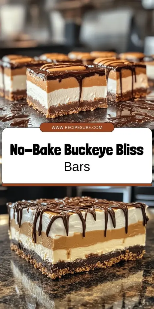 Satisfy your sweet tooth with these easy No-Bake Buckeye Cheesecake Bars! This delightful recipe combines a rich chocolate crust, creamy peanut butter filling, and a luscious chocolate topping, making it a perfect treat for any occasion. With simple ingredients and straightforward steps, you’ll have a delicious dessert that’s sure to impress. Click through to discover the full recipe and make these creamy, dreamy bars for your next gathering!