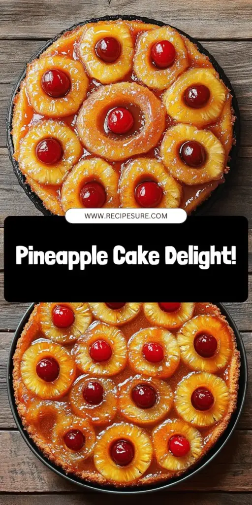 Indulge in a delightful Pineapple Upside-Down Cake that’s both easy to make and delicious! This simple recipe guides you through creating a stunning dessert with caramelized pineapple and cherries. With helpful tips on ingredient swaps and fun variations, this cake is sure to impress. Ready to sweeten your baking skills? Click through to explore the full recipe and make this classic treat today!