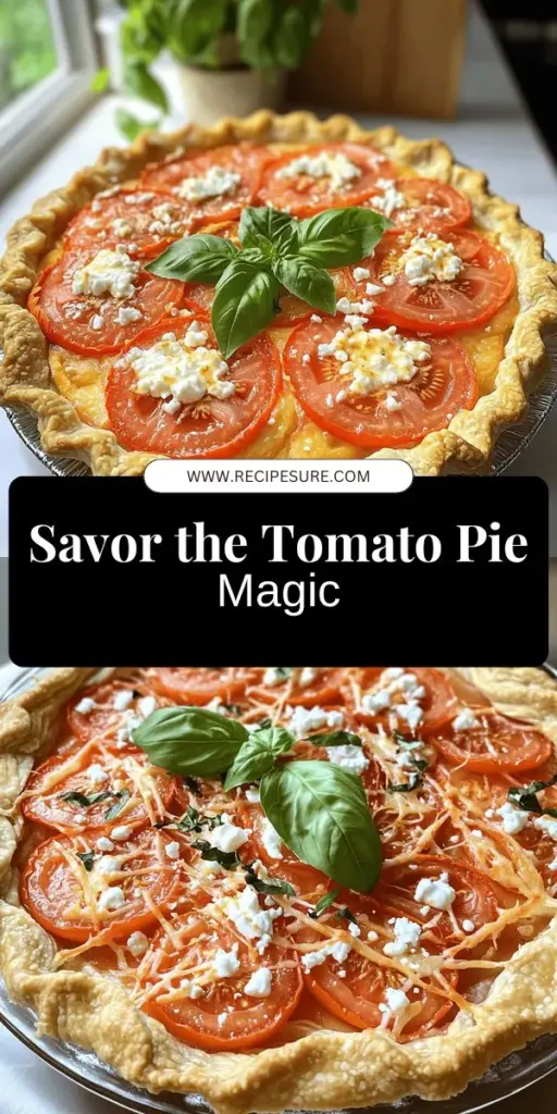 Discover the delightful world of Fresh Tomato Pie with this easy recipe guide that makes cooking a breeze! Using fresh ingredients and simple steps, you'll create a flavorful dish perfect for any occasion. Learn tips on ingredient selection and customization to make the pie uniquely yours. Click through for the full recipe and elevate your cooking with this fresh and delicious take on a classic favorite!