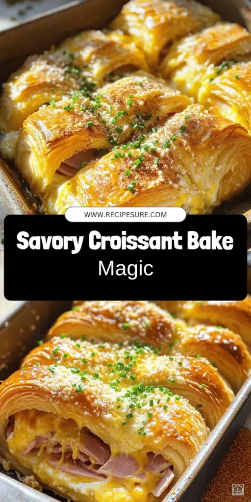Searching for a simple and tasty meal idea? Try this Ham and Cheese Croissant Bake! Combining flaky croissants with savory ham and gooey cheese, this dish is easy to make and perfect for any occasion. Discover step-by-step instructions, tips for customization, and even dietary swaps. Don't miss out on this delicious recipe that everyone will love! Click through for the full recipe and explore the mouthwatering details!