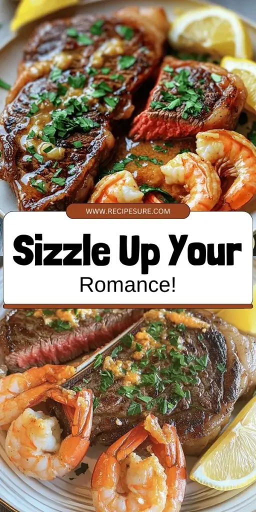 Make this Valentine's Day unforgettable with my Garlic Butter Steak and Shrimp Delight! This delicious dish features tender ribeye steak and juicy shrimp, all enveloped in rich garlic butter for a perfect romantic dinner. Simple ingredients and easy steps will help you impress your loved one without any fuss. Click through to explore the full recipe and get tips for cooking perfection that says I love you in every bite!