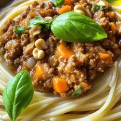 To make a great Walnut Bolognese, you need a few key ingredients. Here’s what you should gather: - 2 cups walnuts, finely chopped - 1 medium onion, diced - 2 cloves garlic, minced - 2 medium carrots, diced - 2 celery stalks, diced - 1 can (14 oz) crushed tomatoes - 2 tablespoons tomato paste - 1 cup vegetable broth - 1 teaspoon dried oregano - 1 teaspoon dried basil - 3 tablespoons olive oil - Salt and pepper to taste - 12 oz spaghetti or your favorite pasta