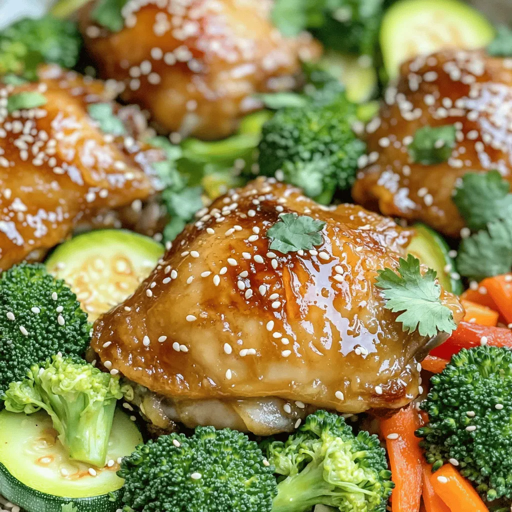 Cooking Honey Soy Baked Chicken and Veggies is simple and fun. Here’s what you need: