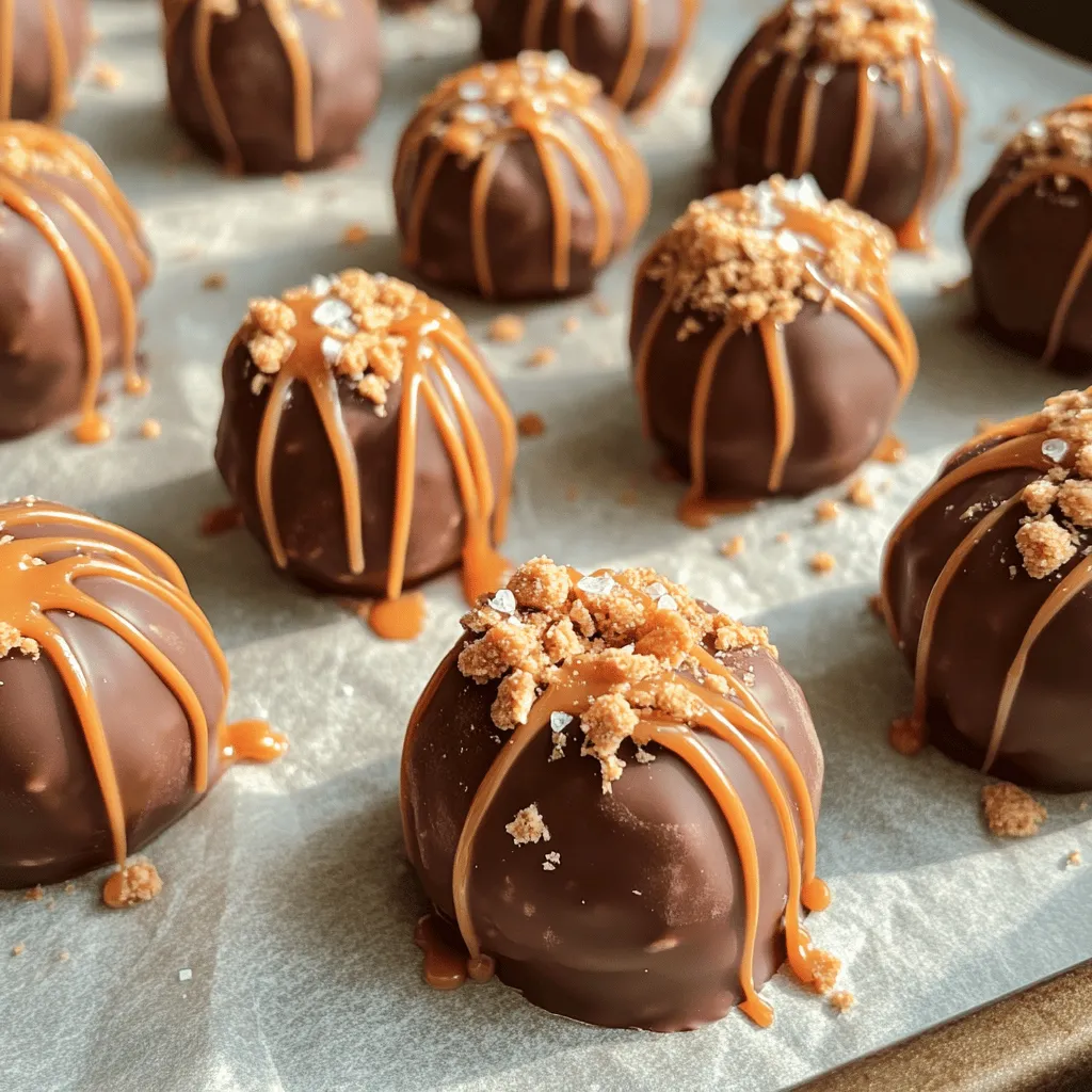 - 1 cup Butterfinger candy bars, crushed - 1 cup crushed graham crackers - 1/2 cup smooth peanut butter - 1/2 cup powdered sugar - 1/4 cup caramel sauce (plus extra for drizzling) - 1 tsp vanilla extract - 1 cup chocolate chips (semi-sweet or milk chocolate) - 1 tablespoon coconut oil (for melting chocolate) - Pinch of sea salt