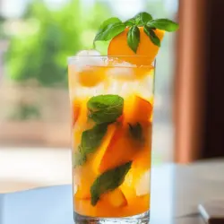 To make a great Peach Basil Iced Tea, you need fresh and tasty ingredients. Here’s what you will need: - 4 cups water - 4 black tea bags - 2 ripe peaches, pitted and diced - 1/4 cup fresh basil leaves, plus extra for garnish - 1/4 cup honey or agave syrup (adjust to taste) - Juice of 1 lemon - Ice cubes These ingredients work together to make a refreshing drink. The sweet peaches and fragrant basil add a nice twist to the classic iced tea. You can customize your Peach Basil Iced Tea with different ingredients. Here are some options: - Use green tea instead of black tea for a lighter flavor. - Swap honey for maple syrup or stevia for a different sweetness. - Add a splash of sparkling water for some fizz. - Try mint leaves if you want a fresh change instead of basil. These substitutions can give your drink a new taste while still being delicious. Black tea is the best choice for this recipe. It has a strong flavor that pairs well with the sweet peaches and basil. You can use other types of tea if you prefer, like green tea or herbal tea. Just remember that each type will change the taste a bit. Black tea gives a rich base, while other teas might be lighter or more floral. For the full recipe, check the section earlier. First, we need to make the tea. Start by boiling 4 cups of water in a medium saucepan. Once the water is boiling, remove it from heat. Place the 4 black tea bags in the water. Let the tea steep for 5 to 7 minutes. This time will change the flavor strength. If you like stronger tea, steep it longer. After steeping, take out the tea bags. Let the tea cool to room temperature. While the tea cools, we can make the peach-basil puree. In a blender, add the diced peaches, fresh basil leaves, honey or agave syrup, and lemon juice. Blend the mix until it is smooth. This will create a bright and tasty puree. To make sure the texture is nice, strain the mixture through a fine mesh sieve. This step removes any solid bits. Now, it’s time to mix everything together. In a large pitcher, combine the cooled tea with the peach-basil puree. Stir well to mix the flavors. Once combined, chill the mixture in the refrigerator for at least 1 hour. This helps the flavors meld together. When ready to serve, fill glasses with ice cubes. Pour the peach basil iced tea over the ice. You can garnish with a fresh basil leaf or a slice of peach if you want. Enjoy this refreshing drink on a hot day! To get the right mix, you need ripe peaches and fresh basil. The sweet taste of peaches pairs well with the herbal notes of basil. If your peaches are not sweet enough, add a bit more honey or agave. You can also try adding lemon juice. It adds a nice zing to the drink. When you steep the tea, timing is key. Remove the tea bags after 5-7 minutes. If you leave them in too long, the tea can turn bitter. Use boiling water to extract full flavor. Let the tea cool before mixing it with your peach-basil puree. Serve your peach basil iced tea in clear glasses. This way, the vibrant colors shine through. Add ice cubes for an extra chill. Garnish each glass with a fresh basil leaf and a peach slice for a lovely look. For a fun twist, try using a fun straw or a colorful rim. These little touches make your drink special. For the full recipe, check out the detailed steps above. {{image_2}} You can change the sweetness in Peach Basil Iced Tea. Honey is great, but you can try other sweeteners. Maple syrup adds a nice twist. You can also use stevia for a low-calorie option. Just remember to adjust the amount based on your taste. Want to enhance the flavor? Add a pinch of cinnamon or a splash of vanilla extract. Both can make your drink even more special. To make your tea sparkling, swap regular water for sparkling water. After mixing the cooled tea with the peach-basil puree, gently stir in the sparkling water. This keeps the bubbles alive. Serve it over ice, and watch the fizz. It’s a fun twist for summer parties. Peach Basil Iced Tea is tasty, but you can mix it up! In summer, try fresh berries like raspberries or strawberries. In fall, use apples or pears for a cozy feel. Just chop the fruit and blend it like the peaches. Each fruit adds its own flavor, making every batch unique. For the full recipe, check the link above. To store leftover peach basil iced tea, first cool it to room temperature. Then, pour it into a clean pitcher or jar. Be sure to cover it tightly with a lid or plastic wrap. This helps keep it fresh and tasty. You can store it in the fridge for up to three days. For a refreshing drink, serve the iced tea cold. Pour it over ice and add a peach slice or basil for flair. If you want to enjoy it warm, heat it gently in a saucepan. Use low heat to avoid boiling. Stir often and serve it warm with lemon slices. Peach basil iced tea can last in the fridge for three days. After that, it may lose flavor and freshness. Always check for any off smells or changes in color. If it smells funny or looks strange, it is best to toss it out. Keeping it in a sealed container helps prevent spills and keeps it fresh. The best type of peach for this recipe is a ripe freestone peach. Freestone peaches have flesh that separates easily from the pit. They are sweet and juicy, perfect for blending into the tea. Look for peaches that feel slightly soft and have a sweet aroma. You can also use yellow or white peaches, as both add a lovely flavor. You can use dried basil, but the flavor will differ. Fresh basil gives a bright and aromatic taste. Dried basil offers a more muted flavor. If using dried basil, use about one-third of the amount. So, instead of 1/4 cup of fresh, use about 1 tablespoon of dried. Add it to the tea while steeping for the best taste. To make this drink without added sugar, skip the honey or agave syrup. Instead, use ripe peaches for natural sweetness. The peach-basil puree will add flavor and sweetness without added sugar. You can also add a splash of lemon juice for tartness. This way, you enjoy a refreshing drink that is both tasty and healthy. For the full recipe, check out the detailed steps above. This blog post covered how to make Peach Basil Iced Tea. We looked at key ingredients and the best types of tea. You learned step-by-step how to prepare the tea base and make the puree. Helpful tips showed how to balance flavors and present your drink. We also explored variations, storage tips, and answered common questions. Enjoy experimenting with this drink. You can create a refreshing treat for any occasion.