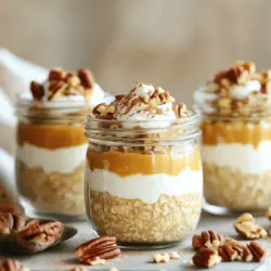 Pumpkin Spice Overnight Oats Tasty Breakfast Treat