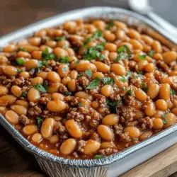 Baked Beans & Ground Beef Casserole