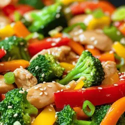 Ginger Garlic Chicken Stir-Fry Quick and Flavorful Dish