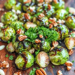 Balsamic Glazed Brussels Sprouts Flavorful Side Dish