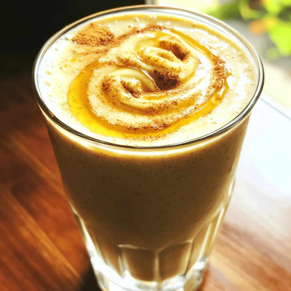 Cinnamon Swirl Protein Shake Energizing and Delicious
