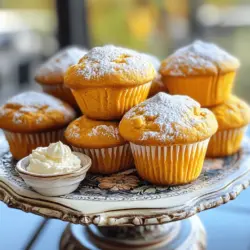 To make the best ever pumpkin muffins, gather these items: - 1 cup canned pumpkin puree - 1/2 cup vegetable oil - 1/2 cup brown sugar, packed - 1/2 cup granulated sugar - 2 large eggs - 1 teaspoon vanilla extract - 1 1/2 cups all-purpose flour - 1 teaspoon baking powder - 1 teaspoon baking soda - 1 teaspoon ground cinnamon - 1/2 teaspoon ground nutmeg - 1/4 teaspoon ground ginger - 1/4 teaspoon salt These ingredients blend perfectly to create moist and flavorful muffins. You can find the full recipe at the end of this section. If you have food allergies, you can still enjoy these muffins. Here are some easy swaps: - Replace eggs with 1/4 cup applesauce per egg. - Use coconut oil instead of vegetable oil for a different flavor. - Swap all-purpose flour with gluten-free flour for a gluten-free option. - Use maple syrup or coconut sugar instead of brown or granulated sugar. These substitutions help make the muffins safe for various diets without losing taste. Want to make your muffins even better? Try these fun add-ins: - 1 cup chopped walnuts for crunch. - 1/2 cup chocolate chips for sweetness. - 1/2 cup dried cranberries or raisins for a fruity touch. - 1/2 teaspoon of vanilla extract for extra flavor. These add-ins allow you to customize your muffins to fit your taste. Enjoy experimenting! First, gather your ingredients. You will need canned pumpkin puree, vegetable oil, sugars, eggs, and vanilla. In a large bowl, mix the pumpkin puree, oil, brown sugar, granulated sugar, eggs, and vanilla extract. Whisk until everything is smooth and well combined. This mixture should look rich and creamy. In a different bowl, sift together the flour, baking powder, baking soda, and spices. The spices include cinnamon, nutmeg, ginger, and salt. Mixing these dry ingredients well is key for even flavor. Now, gently add the dry mix to your wet mix. Stir just until combined. Be careful not to overmix; the batter should be slightly lumpy. If you want, fold in walnuts or chocolate chips at this stage. They add great flavor and texture. Preheat your oven to 350°F (175°C). Line a muffin tin with paper liners or grease it with non-stick spray. Using a scooper or spoon, fill each muffin cup about three-quarters full. This amount allows room for the muffins to rise. Bake the muffins in the preheated oven for 18 to 20 minutes. To check if they are done, insert a toothpick into the center of a muffin. If it comes out clean, they are ready. Once baked, remove the muffins from the oven. Let them cool in the pan for about five minutes. After that, transfer them to a wire rack to cool completely. For the best results, follow each step closely. Measure your ingredients accurately. Use fresh, high-quality spices for the best flavor. If you want moist muffins, do not overmix the batter. Baking times can vary, so keep an eye on your muffins. If you live at high altitude, you might need to adjust the baking time or temperature. Always store your muffins properly to keep them fresh. You can enjoy your pumpkin muffins warm, dusted with powdered sugar, or served with cream cheese spread. For the full recipe, refer to the earlier section. Enjoy your tasty fall treat! To keep your muffins moist, focus on your mixing. Mix just until the wet and dry ingredients combine. Overmixing can make your muffins dry. Also, adding oil helps keep them soft. If you use fresh pumpkin puree, it can add moisture too. Lastly, store your muffins in an airtight container to lock in their softness. You can use either fresh pumpkin or canned pumpkin puree. Canned pumpkin is easy and saves time. It has a smooth texture and rich flavor. If you use fresh pumpkin, cook and puree it until smooth. The taste can be fresher and brighter. Both options work well, but the canned version is often more consistent. To bake perfect muffins, use a few key tools. First, a strong mixing bowl is a must. A whisk helps blend ingredients smoothly. A muffin tin is essential; use one lined with paper or greased. A scooper or spoon helps portion the batter evenly. Finally, a toothpick checks for doneness. With these tools, you’ll bake great muffins every time. For the full recipe, check the section above. {{image_2}} You can make gluten-free pumpkin muffins by using a gluten-free flour blend. Look for blends that have xanthan gum, which helps bind the ingredients. Replace all-purpose flour with an equal amount of this blend in the recipe. The muffins will still be moist and tasty, perfect for everyone. If you want to cut down on sugar, you can use a sugar substitute like Stevia or Erythritol. These options can sweeten your muffins without the extra calories. You may want to check the packaging for the right amount to use. Reducing sugar may make the muffins less sweet but still very good. For an exciting twist, try adding chocolate chips or fruits like cranberries or blueberries. Fold in about half a cup of chocolate chips or one cup of fruit into the batter just before baking. This small change can give your muffins a fun flavor and texture. You can mix and match these add-ins to create your unique treat. For the full recipe, check the earlier section. To keep your pumpkin muffins fresh, store them in an airtight container. You can place parchment paper between layers to prevent sticking. Keep them at room temperature for up to three days. If you want to store them longer, refrigeration is a good choice. Just remember to wrap them well to avoid drying out. Freezing muffins is easy and a great way to save extras. First, let the muffins cool completely. Then, wrap each muffin tightly in plastic wrap. Place the wrapped muffins in a freezer-safe bag or container. They will stay fresh for about three months. When you're ready to enjoy them, thaw at room temperature or warm them in the oven. Pumpkin muffins can last up to three days at room temperature. If you store them in the fridge, they can last a week. Watch for signs of spoilage, such as mold or an off smell. If the muffins feel dry or hard, it’s best to toss them. Always trust your senses to ensure your treat is still good. Yes, you can make these muffins ahead of time. I often bake them the night before. Store the muffins in an airtight container. They stay fresh for a few days. You can also freeze them for up to three months. Just thaw at room temperature when ready to eat. Enjoy them warm for a delightful treat! To check if your muffins are done, use a toothpick. Insert it into the center of a muffin. If it comes out clean or with a few crumbs, they are done. The tops should be golden brown. The muffins will also spring back when gently pressed. This is a sign of perfect baking! Yes, you can replace the oil with unsweetened applesauce. This swap cuts down on fat and adds moisture. Use the same amount of applesauce as oil. The muffins will still taste great. They may be a bit denser, but they will be a healthy treat. Enjoy the delightful flavors of fall with this simple swap! This post covered key ingredients, step-by-step baking instructions, and helpful tips. You learned how to make tasty muffins that suit your needs. We discussed options for allergens and flavorful add-ins. Remember, fresh ingredients keep your muffins moist and delicious. Storing muffins properly helps them last longer. Now, you are ready to bake and enjoy these delightful treats. Happy baking!