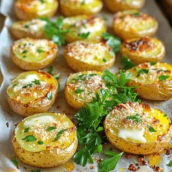 Garlic Butter Parmesan Potatoes Tasty and Simple Dish