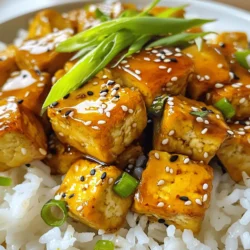 Honey Garlic Sesame Tofu Irresistible Flavor Boost