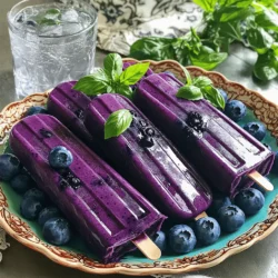 - 2 cups fresh blueberries - 1/2 cup fresh basil leaves, chopped - 1 cup freshly squeezed lemon juice - 1/2 cup honey or agave syrup - 2 cups water - A pinch of salt - Mint leaves for extra freshness - Lime juice for a citrus twist - Other berries like raspberries or strawberries - Blender for pureeing - Popsicle molds - Medium saucepan Gathering the right ingredients is key to making yummy Blueberry Basil Lemonade Popsicles. You need fresh blueberries for sweetness and color. Basil adds a unique taste that pairs well with the fruit. Freshly squeezed lemon juice gives the popsicles a zesty kick. Honey or agave syrup sweetens the mix, but you can adjust it to your liking. Don’t forget the water to blend everything together and a pinch of salt to enhance the flavors. You can also play around with optional add-ins. Mint leaves add freshness, while lime juice can give a fun twist. If you love berries, consider mixing in raspberries or strawberries for even more flavor. For equipment, a blender is a must to create a smooth puree. Popsicle molds are needed to freeze your treats, and a medium saucepan helps combine your ingredients. With these items ready, you’re all set to make a refreshing treat that’s perfect for hot days! First, gather your fresh blueberries and chopped basil leaves. Place them in a blender. Blend until you get a smooth puree. This mixture brings the sweet and herbal flavors together. Next, take a medium saucepan. Combine one cup of lemon juice, half a cup of honey, two cups of water, and a pinch of salt. Heat this mixture over medium heat. Stir occasionally until the honey dissolves fully. Make sure not to let it boil. Once the lemonade base cools slightly, add in the blueberry-basil puree. Stir well to mix both flavors together. Now, pour this mixture into your popsicle molds. Leave a little space at the top for expansion. Insert the popsicle sticks and place them in the freezer. Let them freeze for at least four to six hours until solid. To get the best taste from your popsicles, adjust the sweetness based on your liking. If you want a sweeter treat, add more honey or agave syrup. You can also use organic ingredients. They usually taste better and are healthier. If your popsicles are too icy, try blending in a bit more water. This helps create a smoother texture. To prevent popsicles from sticking in molds, run warm water over the outside of the molds before pulling them out. This makes them easier to remove. These popsicles pair well with mint-infused water. It adds a refreshing touch. For a lovely presentation, garnish the popsicles with fresh basil leaves and whole blueberries. This makes your treat look as good as it tastes. {{image_2}} You can add other fruits to your popsicles! Try mixing in raspberries or strawberries for a tasty twist. These fruits pair well with blueberries and give a lovely color. You can also blend in some kiwi for a tropical vibe. The sweet and tangy flavor of kiwi brightens the popsicle. These simple changes make your treat even more fun! If you want a different sweet taste, use maple syrup instead of honey. Maple syrup gives a warm flavor that many people love. You can also create a sugar-free version with stevia. This way, you can enjoy the popsicles without added sugar. Both options offer great taste while keeping them healthy. Herbs can change the flavor of your popsicles. Experiment with mint or lemon balm for a fresh taste. These herbs add a cool touch that pairs well with lemon and berries. You can also infuse other herbs for unique flavors. Try using rosemary or thyme for a surprising twist. These choices can surprise your taste buds and make your popsicles stand out! To keep your Blueberry Basil Lemonade Popsicles fresh, follow these tips: - Use airtight containers or freezer bags. - Label your popsicles with the date made. - Ensure popsicles are solid before stacking them. These popsicles can last up to three months in the freezer. After that, they may lose flavor and texture. When you crave a popsicle, here are quick ways to enjoy them: - Let them sit at room temperature for a few minutes. - Run warm water over the outside of the mold. To gently thaw without melting, avoid direct sunlight and heat. This way, you keep their shape and flavor. After enjoying your popsicles, clean the molds with warm, soapy water. Rinse them well. Here are some ideas for leftover mixture: - Pour any extra mixture into ice cube trays. - Blend it into yogurt for a tasty smoothie. Keep your molds and leftovers creative! It takes about 4-6 hours to freeze popsicles fully. The actual time can change based on your freezer's temperature and the thickness of the mixture. For best results, check them after 4 hours. If they aren’t solid, give them more time. A well-frozen popsicle should feel firm to the touch. Yes, you can swap honey with agave syrup or maple syrup. If you prefer a sugar-free option, use stevia instead. Each sweetener gives a unique taste. Adjust the amount based on your sweetness preference. Remember, some sweeteners are sweeter than others. Blueberries are packed with vitamins, minerals, and antioxidants. They support heart health and may boost brain function. Basil adds flavor and has anti-inflammatory properties. Together, they make this popsicle not just tasty but also nutritious. Enjoying these popsicles can help you feel refreshed while getting a health boost. This post covered how to make refreshing blueberry-basil popsicles. You learned the key ingredients, like blueberries and basil, along with tips for the best flavor. I shared methods to mix, freeze, and serve your popsicles, with ideas for variations and storage. Making these treats is easier than you think! Enjoy experimenting with flavors and sharing your popsicles with friends. With simple ingredients and fun add-ins, you'll create delightful snacks all summer long. Happy blending!