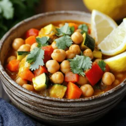 Moroccan Chickpea Stew Flavorful and Nourishing Recipe
