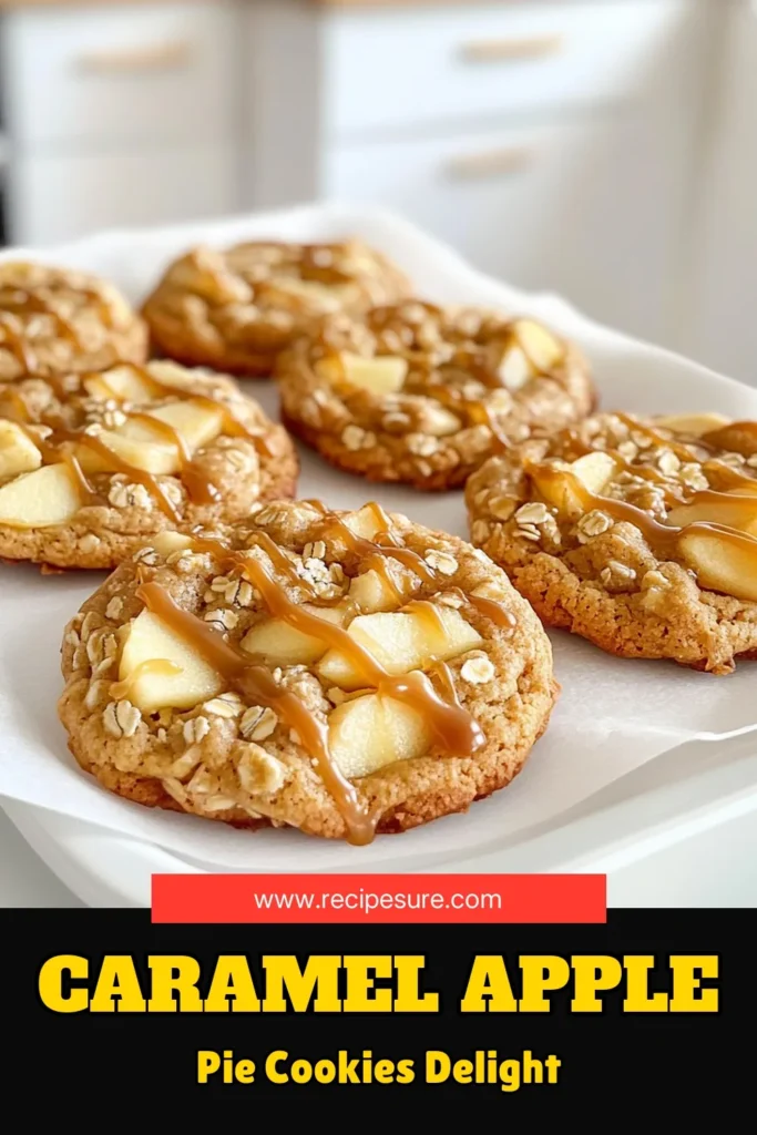 Indulge in the sweet and delicious world of Caramel Apple Pie Cookies! These soft, chewy treats blend the flavors of apples, caramel, and cinnamon into a perfect cookie experience. With simple ingredients and easy instructions, you can bake about 24 mouthwatering cookies in just 25 minutes. Click to discover the full recipe and impress your friends with these delightful treats! #CaramelApplePieCookies #BakingIdeas #DessertRecipes #FallFlavors