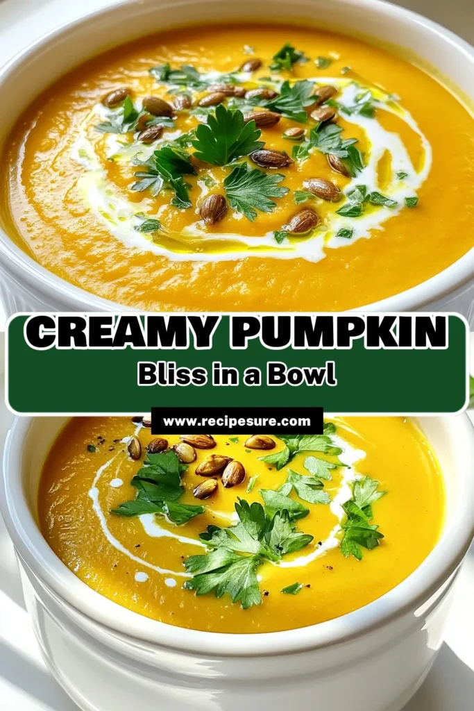 Warm up this season with delicious Slow Cooker Creamy Pumpkin Soup! Packed with flavor from pumpkin puree, coconut milk, and spices, this easy recipe is perfect for cozy nights. Just combine your ingredients in the slow cooker and let it do the work for you. Ready in just a few hours, it's a comforting meal the whole family will love. Click through for the full recipe and step-by-step instructions! #PumpkinSoup #SlowCookerRecipes #FallFlavors #SoupSeason