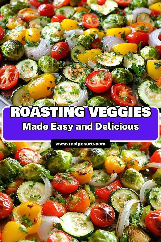 Looking for a quick and delicious way to enjoy healthy meals? Try this Sheet Pan Herb Roasted Veggie Medley! Packed with vibrant zucchini, bell peppers, cherry tomatoes, and Brussels sprouts, this dish is simple to prepare and bursting with flavor. With just a few herbs and spices, you can create a tasty side or a satisfying main. Click through to explore the full recipe now! #RoastedVeggies #HealthyEating #SheetPanRecipes #VegetarianDelight