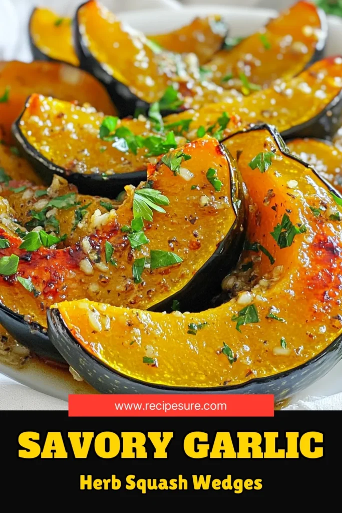 Discover the deliciousness of Garlic Herb Roasted Acorn Squash Wedges! This easy recipe transforms simple ingredients into a flavorful side dish that's perfect for any occasion. With a delightful blend of garlic, herbs, and a hint of sweetness, these wedges are sure to impress. Dive into the full recipe for step-by-step instructions and tips. Don't miss out—click through to elevate your next meal! #AcornSquash #HealthyRecipes #FallFlavors #RoastedVegetables