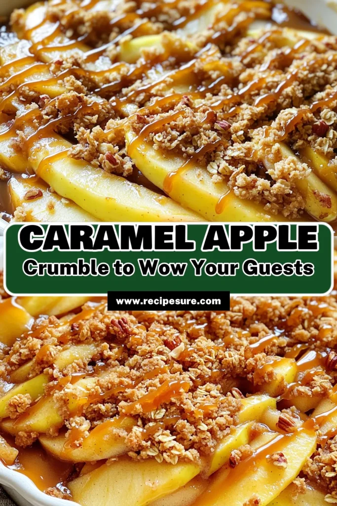 Indulge in the ultimate cozy dessert with this delicious Caramel Apple Crumble Skillet! Packed with juicy apples, a crunchy topping, and drizzled with rich caramel sauce, this recipe is perfect for sharing. Follow our simple steps to create a warm and comforting treat that everyone will love. Click through for the full recipe and impress your friends and family tonight! #CaramelAppleCrumble #DessertRecipes #FallFlavors #SkilletDesserts