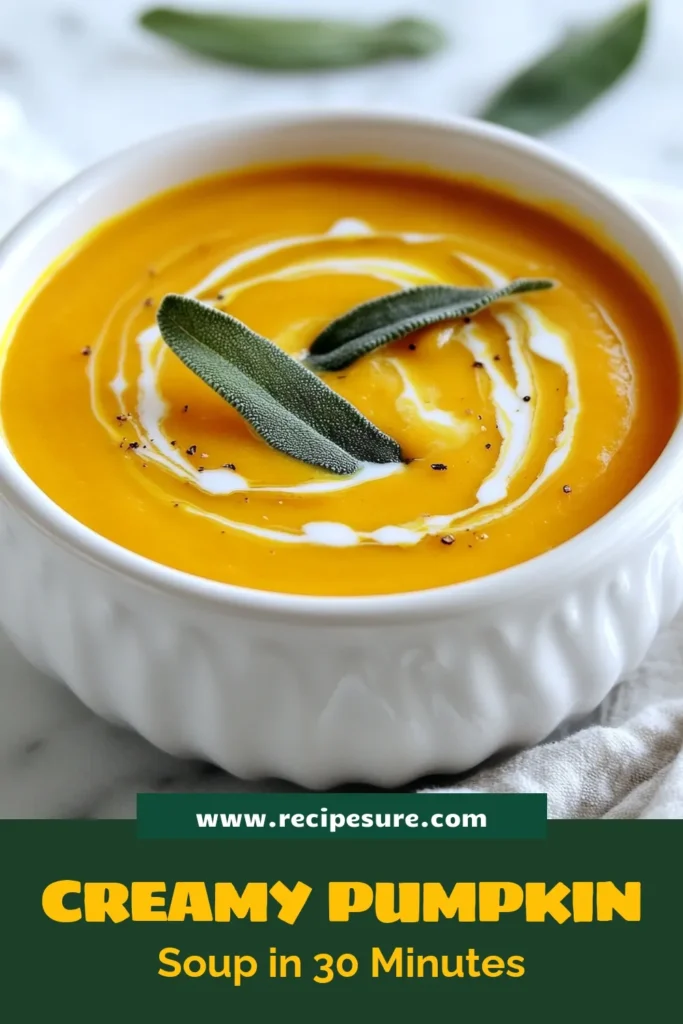 Warm up with this delightful creamy pumpkin soup! This roasted pumpkin soup recipe is not only simple but also packed with flavor. Featuring healthy ingredients like coconut milk, it’s perfect for a vegan option too. Enjoy a comforting bowl of deliciousness that’s perfect for any autumn day. Don't miss out on this creamy roasted pumpkin soup—click to save and share! #PumpkinSoup #VeganRecipes #HealthyEating #SoupSeason