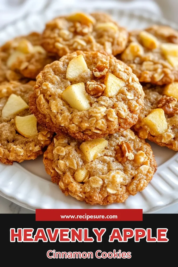 Indulge in the deliciousness of homemade apple cinnamon oatmeal cookies! This healthy oatmeal cookie recipe is not only easy but also packed with flavorful fruit. Perfect for a quick snack, these oatmeal cookies with fruit are sure to delight! Discover how to make your own apple cookies today and enjoy a wholesome treat you can feel good about. Click to start baking! #AppleCinnamonOatmealCookies #EasyCookieRecipes #HealthyOatmealCookies #OatmealCookiesWithFruit