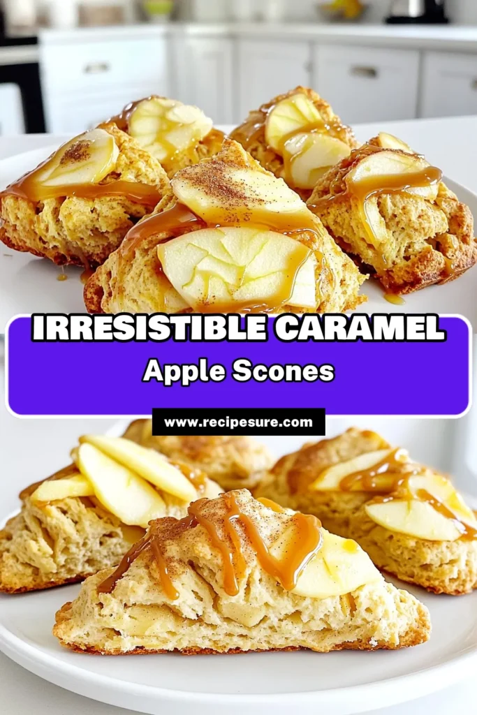 Indulge in the delightful flavors of Caramel Apple Cinnamon Scones with this easy recipe! Perfect for breakfast or an afternoon treat, these scones combine warm spices, sweet caramel, and fresh apples for a cozy bite. From mixing to baking, this guide will help you create the perfect batch. Don’t miss out on this tasty experience—click through to explore the full recipe and impress your loved ones! #SconeRecipes #AppleDesserts #BakingJoy #ComfortFood