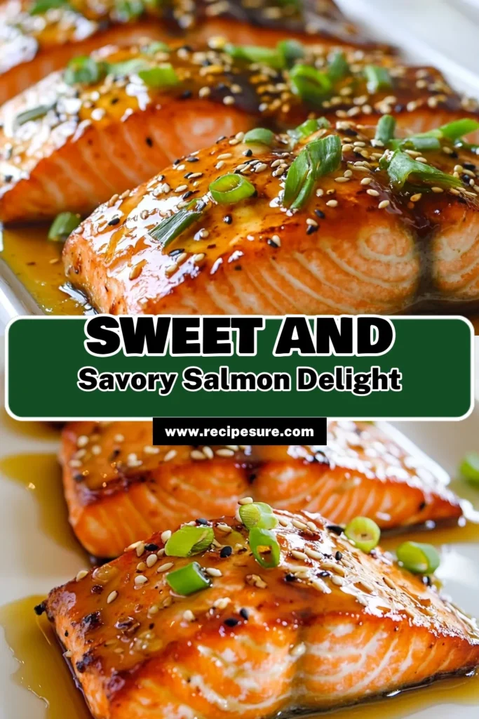 Discover the deliciousness of honey garlic glazed salmon with this easy salmon recipe that's perfect for a quick dinner. This healthy salmon dish features a mouthwatering honey sauce that caramelizes beautifully in the oven. Ready in just 25 minutes, it's satisfying and nutritious. Save this baked salmon with honey sauce recipe for your weeknight meals and impress your family with a flavorful dinner tonight! #HoneyGarlicGlazedSalmon #EasySalmonRecipes #QuickDinnerRecipes #HealthySalmonDishes