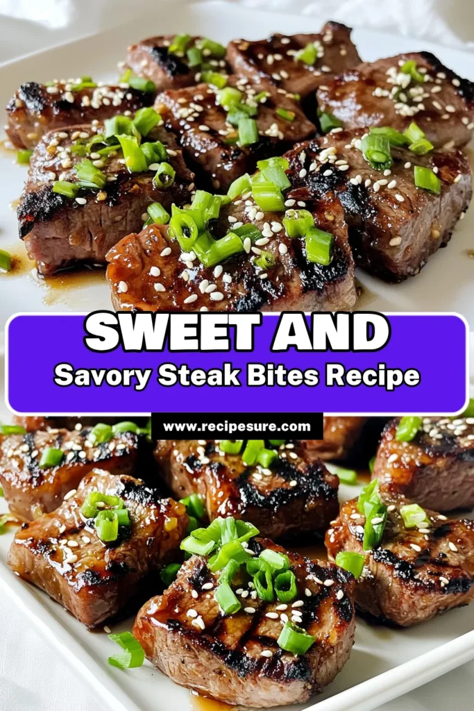 Savor the deliciousness of Honey Garlic Steak Bites with this easy recipe! Juicy sirloin steak cubes marinated in a sweet garlic sauce and seared to perfection make for a mouthwatering appetizer or main dish. Perfect for parties or family dinners, these bites are sure to impress. Click through to discover the full recipe and serve up an unforgettable meal tonight! #HoneyGarlicSteak #EasyRecipes #SteakBites #FoodieFavorites