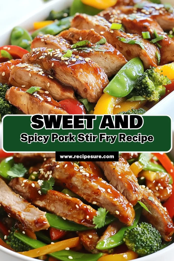 Looking for a flavorful and healthy dinner option? Try this Maple Sriracha Pork Stir-Fry! This pork tenderloin stir-fry recipe is quick to make and packed with colorful vegetables for a nutritious meal. Featuring sweet maple syrup and a kick of heat, it’s a perfect choice for busy weeknights. Don’t miss out on this delicious maple syrup recipe that everyone will love! Save this easy pork stir-fry for your next dinner plan! #MapleSriracha #PorkStirFry #HealthyMeals #QuickRecipes