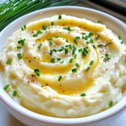 - 1 large head of cauliflower, cut into florets - 3 tablespoons unsalted butter - 1/2 cup cream cheese, softened - 1/4 cup sour cream - 2 cloves garlic, minced - Salt and pepper to taste - 1/4 teaspoon nutmeg - Fresh chives or parsley, chopped (for garnish) When choosing cauliflower, look for heads that are firm and heavy. The florets should be tightly packed and bright white. Avoid any brown spots or wilting leaves. Smell the cauliflower; it should have a fresh, mild scent. If you can, pick organic cauliflower for better taste and fewer pesticides. Fresh cauliflower gives the best flavor in your creamy mashed dish. If you want to switch things up, try these options. You can use Greek yogurt instead of sour cream for a tangy twist. Cream can replace the cream cheese for a lighter touch. For a vegan version, use cashew cream or coconut cream. Both options will keep it creamy and delicious. Remember, adjusting these ingredients can change the flavor a bit, so taste as you go. {{ingredient_image_1}} Start by washing the large head of cauliflower. Cut it into small florets. This helps them cook evenly. Smaller pieces cook faster and blend better. Next, bring a large pot of salted water to a boil. Once it boils, add the cauliflower florets. Cook them for about 10-12 minutes. You want them tender but not mushy. After cooking, drain the cauliflower well. Let it cool for a few moments. Cooling helps reduce extra moisture. Now, place the drained cauliflower in a food processor. Add three tablespoons of unsalted butter, half a cup of softened cream cheese, and a quarter cup of sour cream. Add two cloves of minced garlic, salt, pepper, and a pinch of nutmeg. Blend everything until smooth and creamy. Scrape down the sides as needed to mix well. Taste it. If it needs more flavor, add more salt or pepper. If you want it creamier, mix in a bit more sour cream or milk. Once it’s perfect, transfer the creamy mash to a bowl. Garnish with chopped chives or parsley for color and taste. To get that smooth and creamy texture, cook the cauliflower until it's very soft. This usually takes about 10-12 minutes in boiling water. After draining, let it cool slightly. This helps remove extra moisture. If you want it creamier, add more sour cream or a splash of milk during blending. Blend until it’s silky smooth, scraping the sides as needed for even mixing. For extra flavor, add minced garlic when blending. The nutmeg also gives a nice warmth. If you want a bit of zing, try adding a squeeze of lemon juice. You can also mix in some grated cheese like Parmesan for a rich taste. Always taste and adjust salt and pepper as needed. Serve the creamy mashed cauliflower as a side dish. It pairs well with roasted meats or grilled fish. For a pop of color, garnish with fresh chives or parsley. This not only looks great but adds fresh flavor. You can also use it as a base for a savory stew or sauce. Enjoy it as a lighter alternative to mashed potatoes! Pro Tips Choose the Right Cauliflower: Opt for a fresh, firm head of cauliflower without brown spots to ensure the best taste and texture. Drain Well: Make sure to drain the cauliflower thoroughly after boiling to prevent a watery mash. Excess moisture can ruin the creamy consistency. Experiment with Flavors: Feel free to add other spices or herbs like thyme or rosemary for an extra flavor boost that complements your dish. Serving Temperature: Serve the mashed cauliflower immediately for the best texture and warmth. If you need to hold it, keep it in a warm oven. {{image_2}} You can make creamy mashed cauliflower low-carb and vegan! Use olive oil instead of butter. Swap the cream cheese and sour cream for cashew cream. Cashew cream gives a nice, creamy texture. To make cashew cream, soak raw cashews in water for a few hours. Blend them with a little water until smooth. This option tastes great and is healthy. If you love cheese, add some to your mash! Creamy cheeses like cheddar or goat cheese work well. Mix in about half a cup of cheese when you blend. This extra step adds a rich, savory taste. You can also sprinkle cheese on top before serving. The melted cheese will look and taste amazing. Herbs and spices can change the flavor of your mashed cauliflower. Add fresh herbs like thyme, rosemary, or dill for a fresh taste. You can also try spices like paprika or cayenne for a kick. Experiment with different combinations to see what you enjoy. Just remember to add a little at a time and taste as you go. To store leftovers, place creamy mashed cauliflower in an airtight container. This keeps it fresh. Make sure to let it cool first. It can stay in the fridge for up to three days. If you want, you can also cover it with plastic wrap. This helps prevent drying out. When you’re ready to eat, reheating is easy. Use a microwave-safe dish. Microwave on medium heat for a few minutes. Stir every minute to heat evenly. You can add a splash of cream or milk. This helps restore its creamy texture. If you’re using a stovetop, warm it gently in a saucepan. Stir often to keep it smooth. Yes, you can freeze creamy mashed cauliflower! Use a freezer-safe container. Leave some space at the top for expansion. It can last up to three months in the freezer. When you want to use it, thaw it overnight in the fridge. Reheat it as described above. You may need to add a little extra cream to get it creamy again. Yes, you can use frozen cauliflower. Just make sure to thaw it first. This will help you avoid extra moisture. Cook it in boiling water for about 5-7 minutes. Then drain it well before blending. Frozen cauliflower is a great time-saver. It still gives you that creamy texture. To make creamy mashed cauliflower dairy-free, swap out the butter and cream cheese. Use olive oil and a dairy-free cream cheese. You can also try coconut cream for a rich taste. Add garlic and seasonings to keep the flavor strong. This way, you still enjoy a creamy dish without dairy. Creamy mashed cauliflower pairs well with many dishes. Try it with grilled chicken or fish for a nice contrast. It also complements roasted veggies beautifully. For a hearty meal, serve it alongside beef or pork. You can even use it as a base for a savory stew. The options are endless! We've explored everything you need for making creamy mashed cauliflower. We covered the ingredients, quality tips, and how to pick the best cauliflower. You learned to prepare and cook it perfectly, then blend for a great texture. There are various ways to adapt flavors and add your twist. I shared storage tips to keep leftovers fresh. This dish is tasty, easy, and versatile. Try it out next time you cook. You won’t regret it!