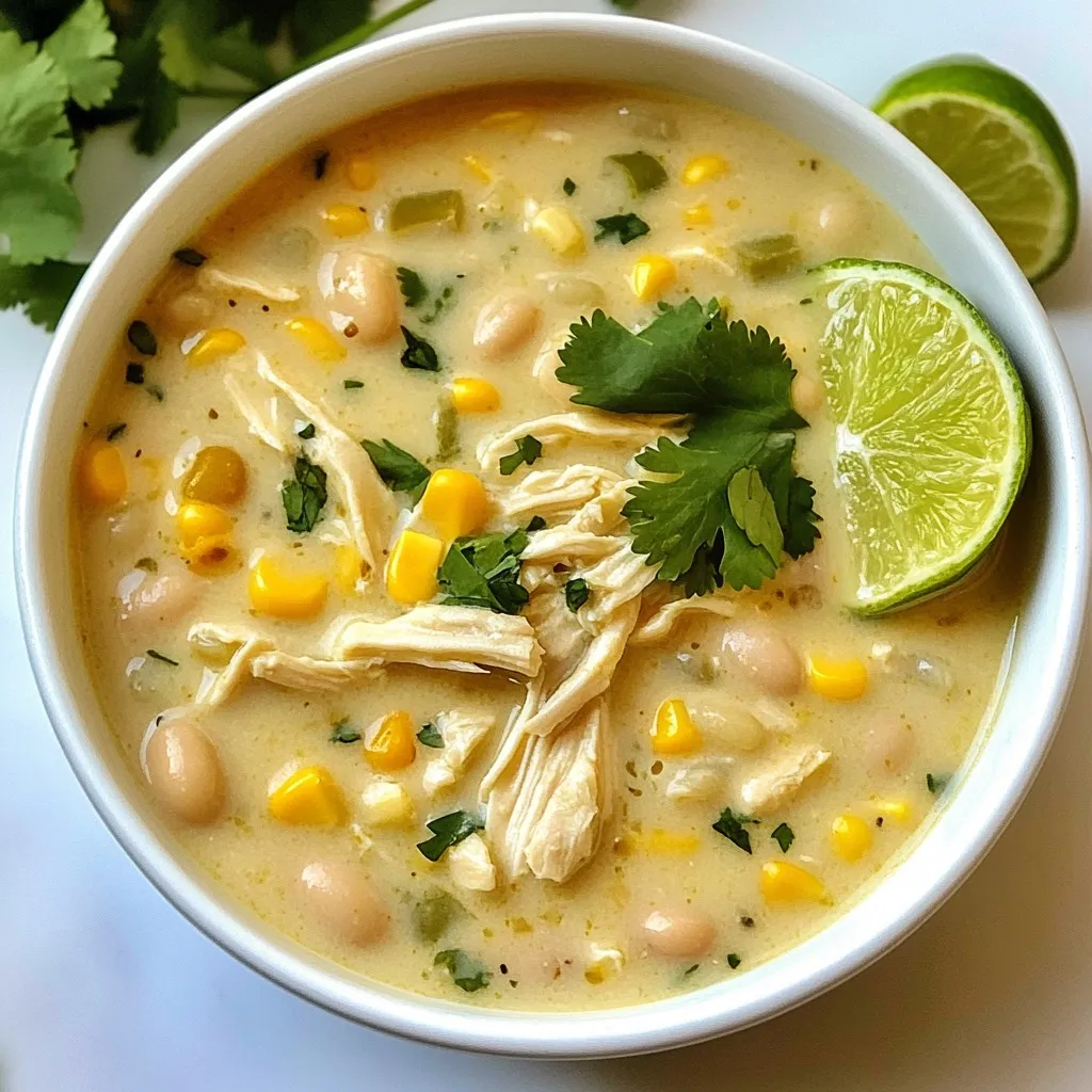 Creamy White Chicken Chili Easy Weeknight Meal