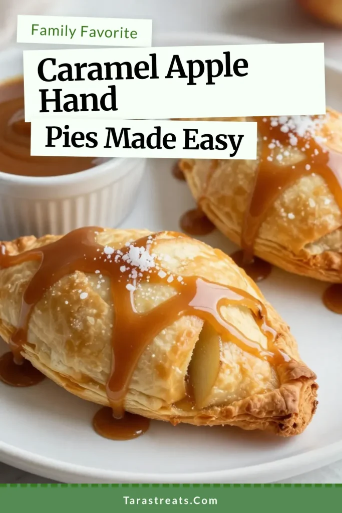 Indulge in the delightful flavors of caramel apple hand pies with this easy apple dessert recipe! Perfect for fall baking, these homemade hand pies are filled with sweet apples and rich caramel sauce dessert, making them a must-try. Bake up a batch for a cozy treat that everyone will love. Ready to impress with your baking skills? Save this recipe for later! #CaramelAppleHandPies #AppleDessertRecipe #FallBaking #HomemadeHandPies