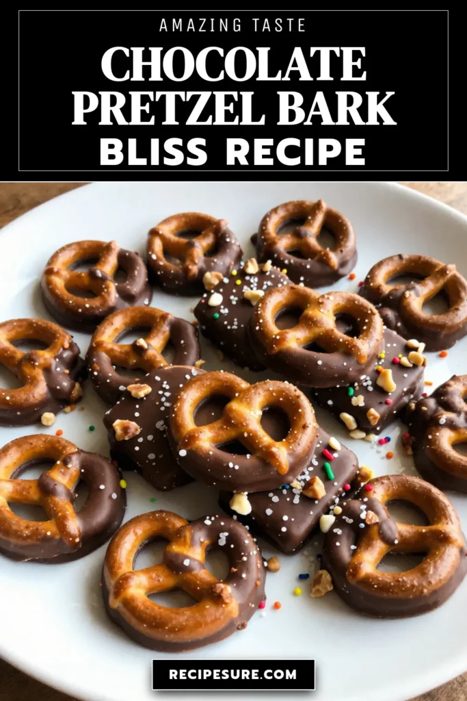 Indulge in this delicious homemade chocolate covered pretzel bark! This easy chocolate pretzel recipe combines crunchy pretzels with rich milk and dark chocolate for a perfect sweet and salty treat. Perfect for parties or snacking, this no-bake chocolate treats recipe is a must-try! Discover how to make this delightful homemade pretzel candy and impress your friends! Try it today and save this recipe! #ChocolateCoveredPretzelBark #ChocolateSnacksRecipe #EasyChocolatePretzelRecipe #NoBakeChocolateTreats