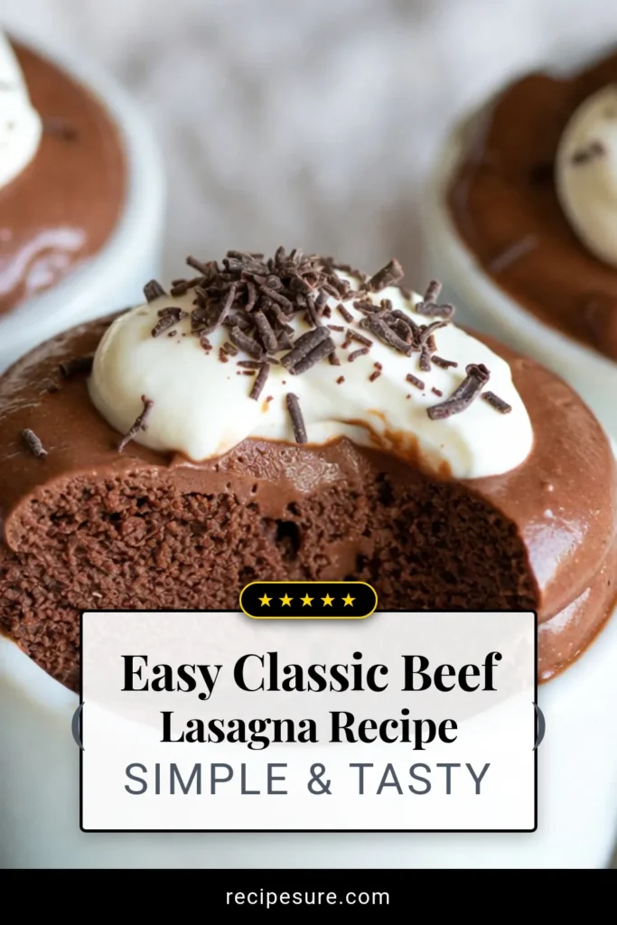 Indulge in this classic chocolate mousse recipe that's the ultimate decadent chocolate dessert. This easy chocolate mousse is rich, creamy, and perfect for impressing guests or treating yourself. With simple ingredients, you can make homemade chocolate mousse that everyone will love. Follow our step-by-step instructions and elevate your dessert game. Don't forget to save for your next baking adventure! #ChocolateMousseRecipe #DecadentDessert #EasyChocolateMousse #RichChocolateDessert