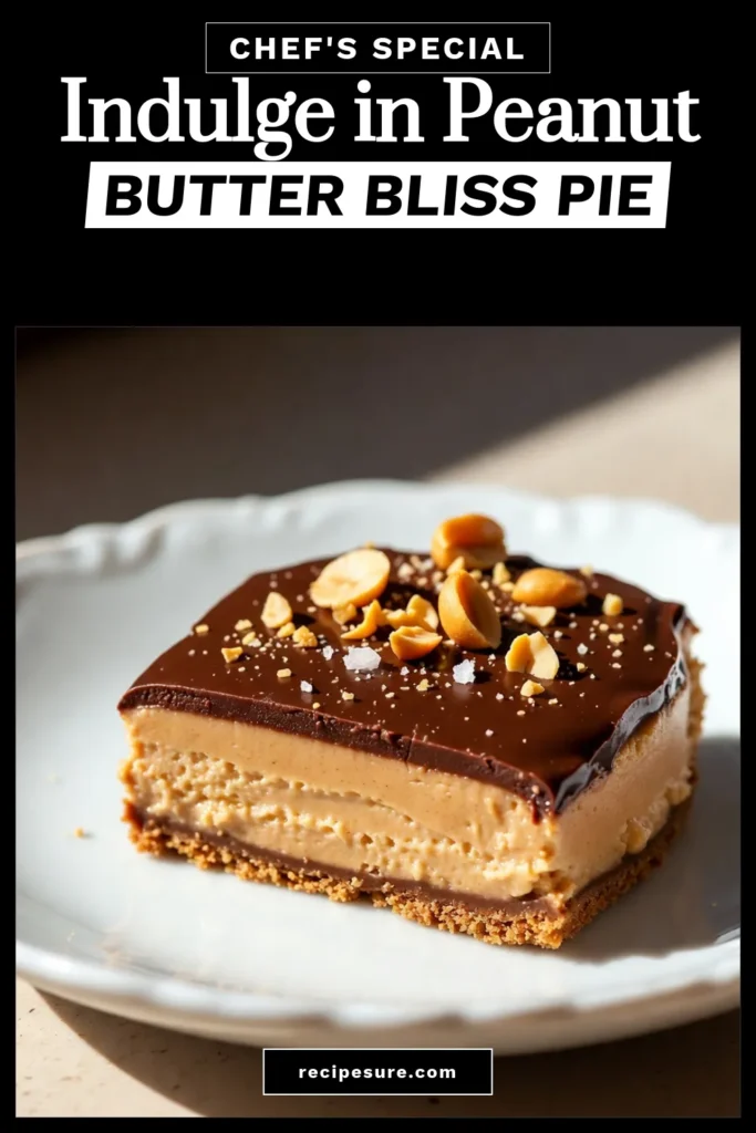Indulge in the rich flavors of this easy Chocolate Peanut Butter Pie that's sure to impress! This No-Bake Truffle Pie features a creamy peanut butter filling and a luscious chocolate ganache, all nestled in a chocolate graham cracker crust. Perfect for any occasion, this Peanut Butter Ganache Recipe is a hit for dessert lovers. Try it today and savor the deliciousness! Don't forget to save this recipe! #ChocolatePeanutButterPie #NoBakeDessert #EasyChocolateDessert #PeanutButterGanache